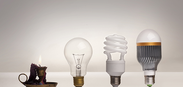 Evolution of the light bulb