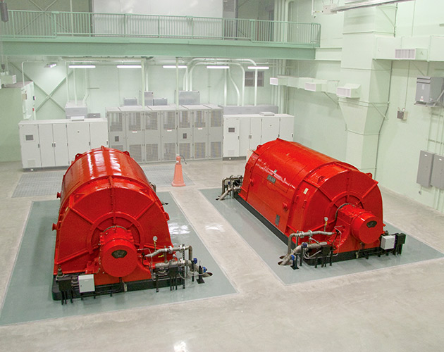 two generators located at s and c advanced technological center Laboratory Services, advanced technological center, placing bushing wells inside at the S & C advanced technological center